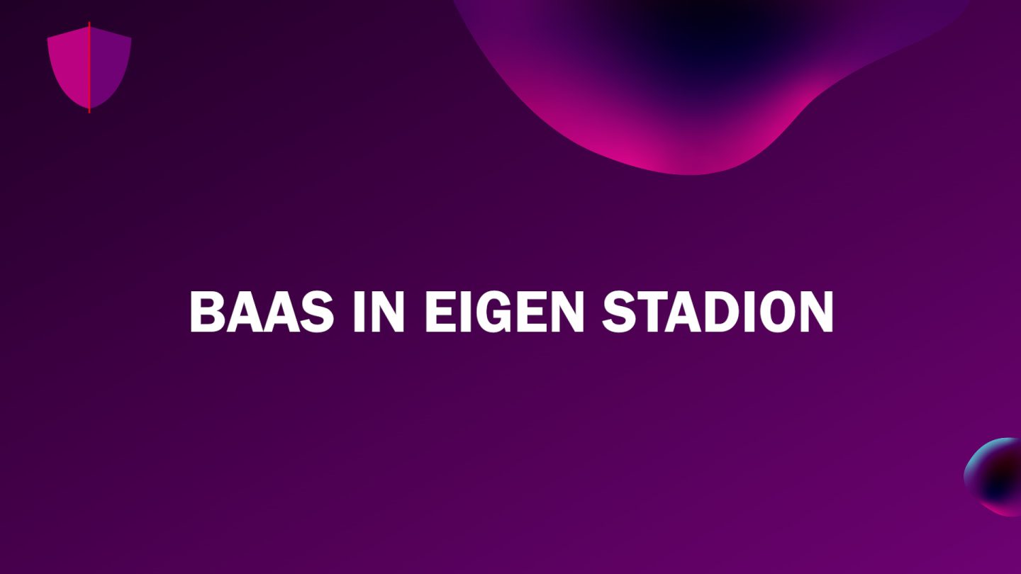 Baas in eigen stadion