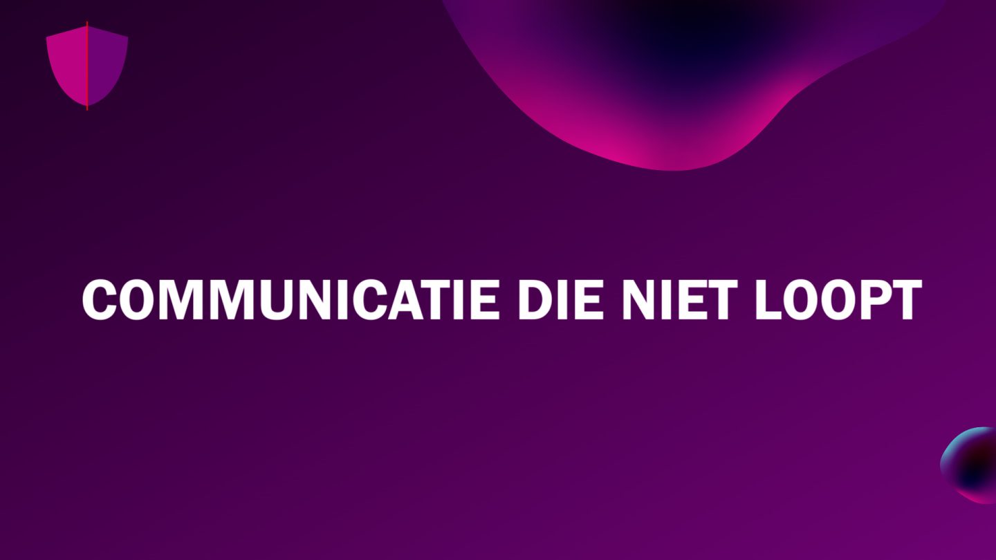 32 Communicatie die niet loopt