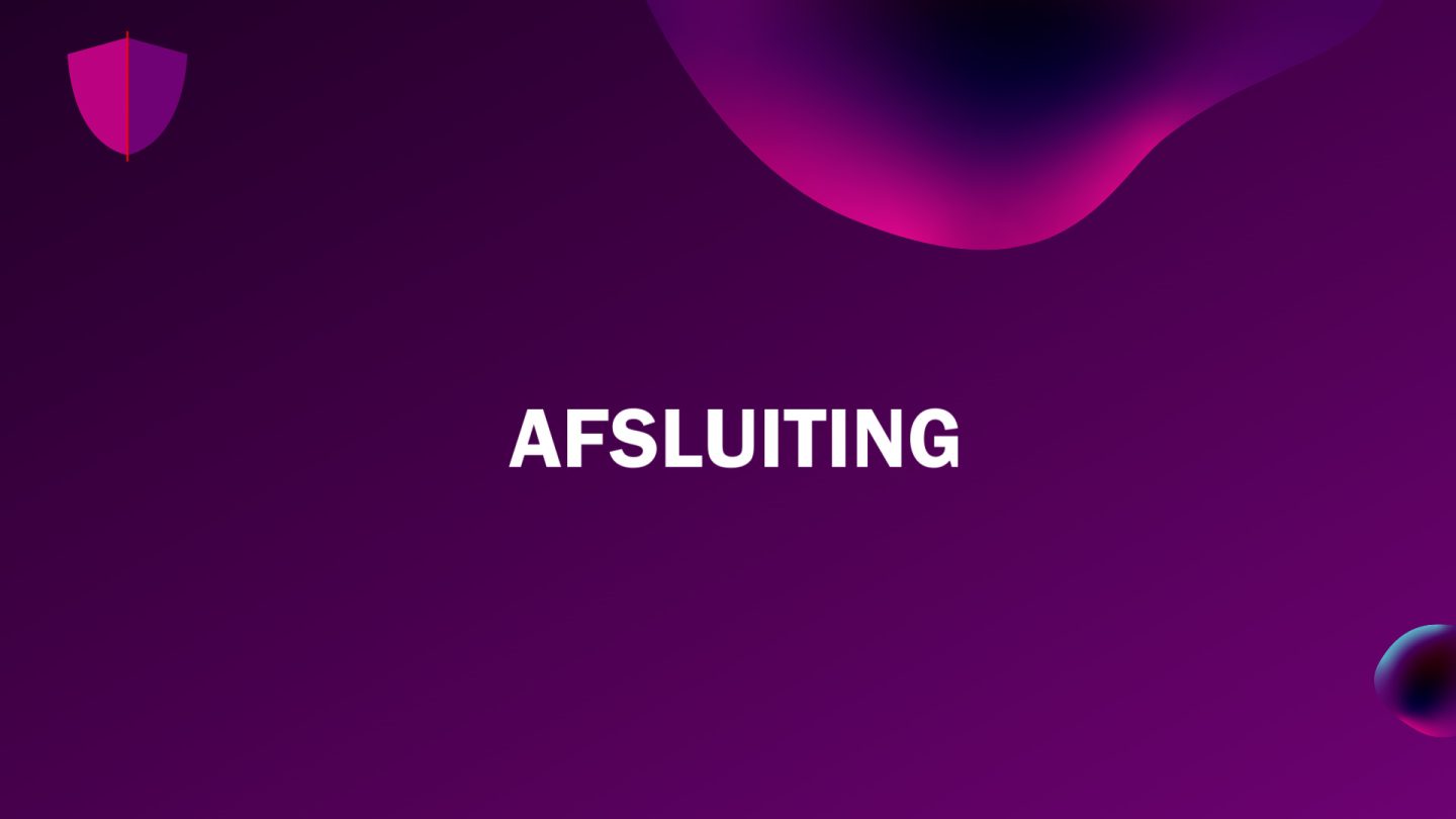 35 Afsluiting